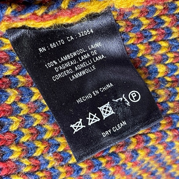 Sparrow Anthropologie Lonestar Lambswool Geometric Longline Cardigan Sweater S - Picture 7 of 12